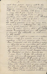 'Experiences of a Soldier', manuscript memoir by an unknown author, 1900 (c)