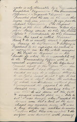 'Experiences of a Soldier', manuscript memoir by an unknown author, 1900 (c)