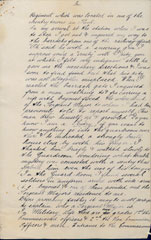 'Experiences of a Soldier', manuscript memoir by an unknown author, 1900 (c)