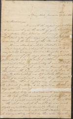 Letter from Major Robert Frederick, 54th (West Norfolk) Regiment of Foot, to Mrs Jane Teasdale, informing her of her son Edward's death, Stony Hill, Jamaica, 19 November 1808