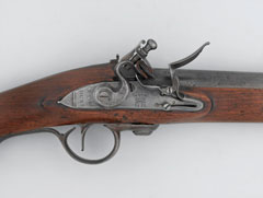 Ferguson flintlock breech-loading rifle, 1780 (c)