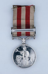 Indian Mutiny Medal 1857-58, with clasp, 'Central India', Brevet Lieutenant-Colonel (later Major-General) Sir Edward Wetherall