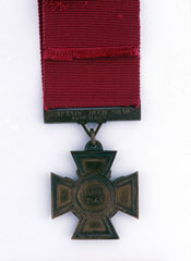 VC awarded to Captain Hugh Shaw, 18th (Royal Irish) Regiment of Foot, for his actions at Nukumaru, New Zealand, 1865