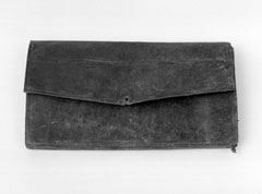 Leather paymaster's wallet used by the Middlesex (Westminster) Militia, 1799