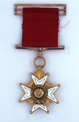 Badge of a Companion of the Order of the Bath awarded to Colonel Edmund Jeffreys, 88th Regiment of Foot (Connaught Rangers), 1855