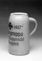 German 1 litre 'Stein' (beer mug), 1917 (c)