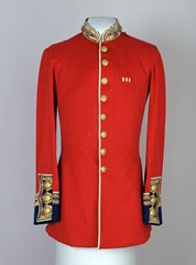 Officer's full dress tunic, Colonel M Cholmeley, British infantry pattern, 1868 (c)