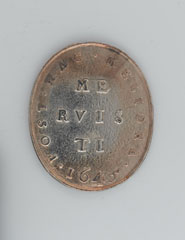 Silver badge commemorating Sir Thomas Fairfax, 1645 (c)