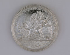 Silver medal commemorating the Capture of Lille, 1708