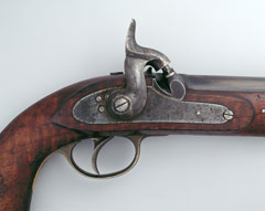 Smoothbore .656 inch percussion pistol for Indian Cavalry, 1873