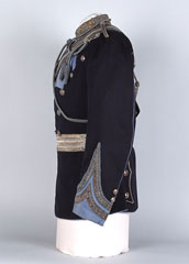Officer's full dress tunic, British lancer pattern, Lieutenant-Colonel Walter Fane, 19th Regiment of Bengal Cavalry (Lancers), 1875 (c)