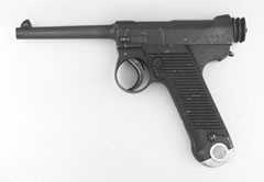 Japanese Taisho 14 self-loading 8 mm Nambu pistol, 1930 (c)