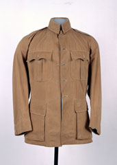 Officer's khaki drill tunic worn by Captain Charles Hodgson, 2nd Battalion, The South Staffordshire Regiment