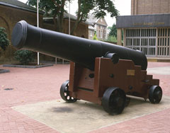 68-pounder smoothbore, iron muzzleloading gun, 1854