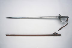 Pattern 1821 Heavy Cavalry Officer's undress sword, 1888