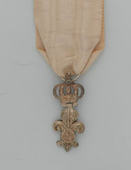 Decoration of the Lily, France, awarded to Lieutenant-Colonel Sir John Scott Lillie, 6th (or the 1st Warwickshire) Regiment, Lusitanian Legion and 7th Cacadores, Portuguese Army