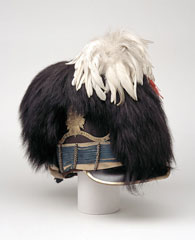 Officer's Tarleton pattern helmet, Westminster Volunteer Cavalry, 1800 (c)