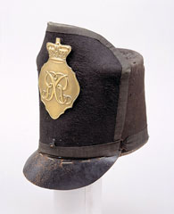 Shako, 1812 pattern, Captain James Pedder, Amounderness Local Militia (Lancashire), 1813 (c)