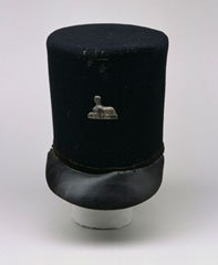 Shako worn by Lieutenant John Bramwell, 92nd Regiment of Foot, 1815 (c)