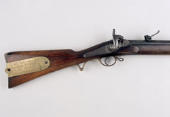 Russian copy of Brunswick .70 in percussion rifle, 1854