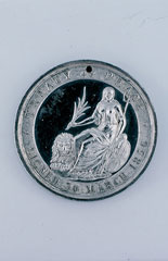 Medal commemorating the end of the Crimean War, 1856