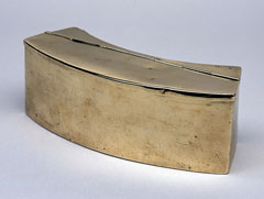 Brass cartouche box, 1855 (c)
