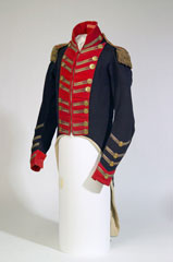 Coatee worn by Captain William Cludde, Royal Regiment of Horse Guards, 1803 (c)