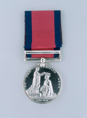 Military General Service Medal 1793-1814, with clasp 'Chateauguay', Sose Sononsese