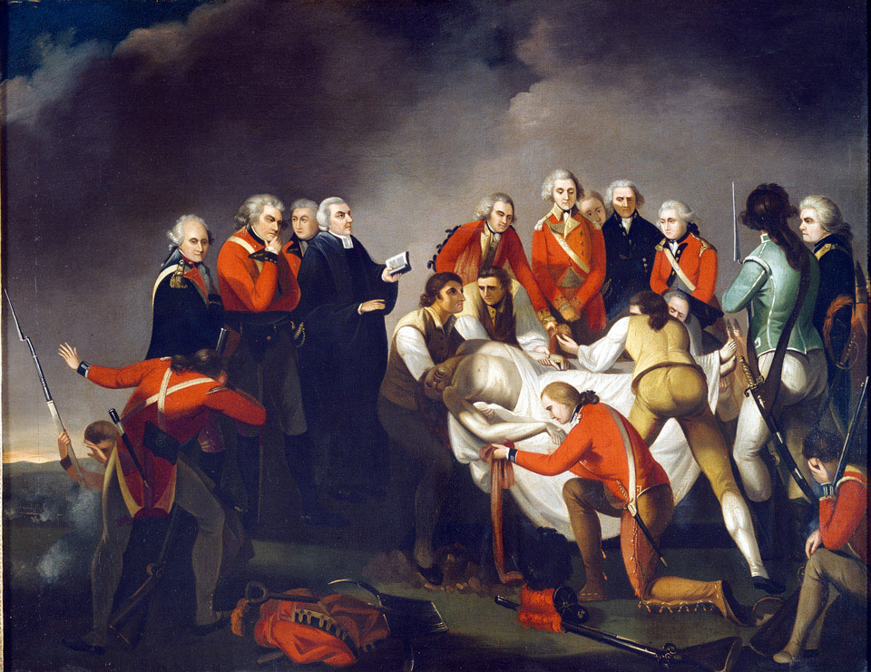 The Burial of General Simon Fraser after the Battle of Saratoga, 1777
