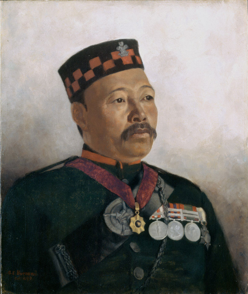 Subadar Major Judbhir Thapa, 2nd (Prince of Wales's Own) Gurkha (Rifle) Regiment (Sirmoor Rifles), 1893