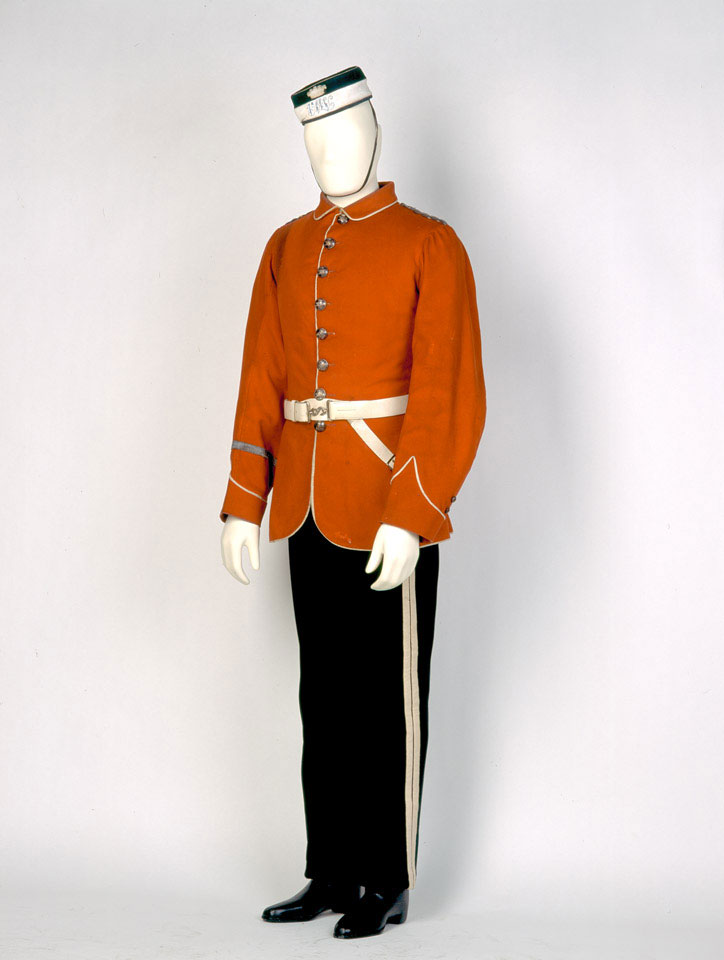 Other rank's uniform worn by Private W T Rowley, 1st Huntingdonshire Light Horse Volunteers, 1870 (c)
