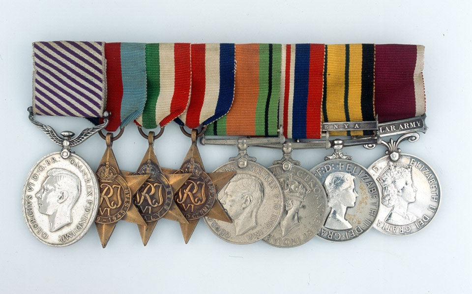 Medal group, Colour Sergeant G  F Stremes, Glider Pilot Regiment and The Buffs 