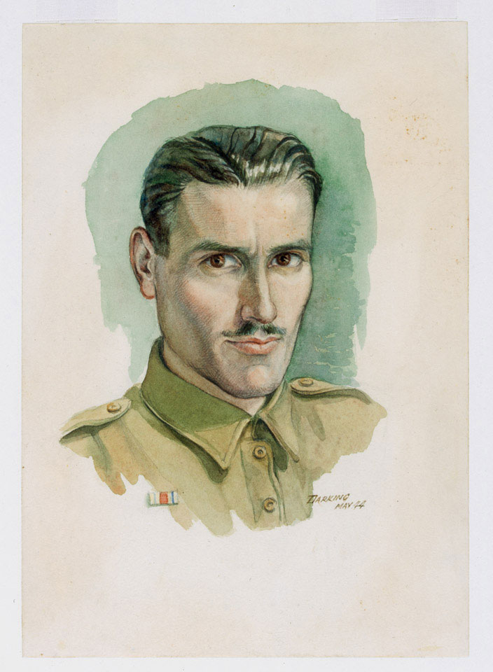 Sergeant Fred Darking, Self-Portrait, May 1944