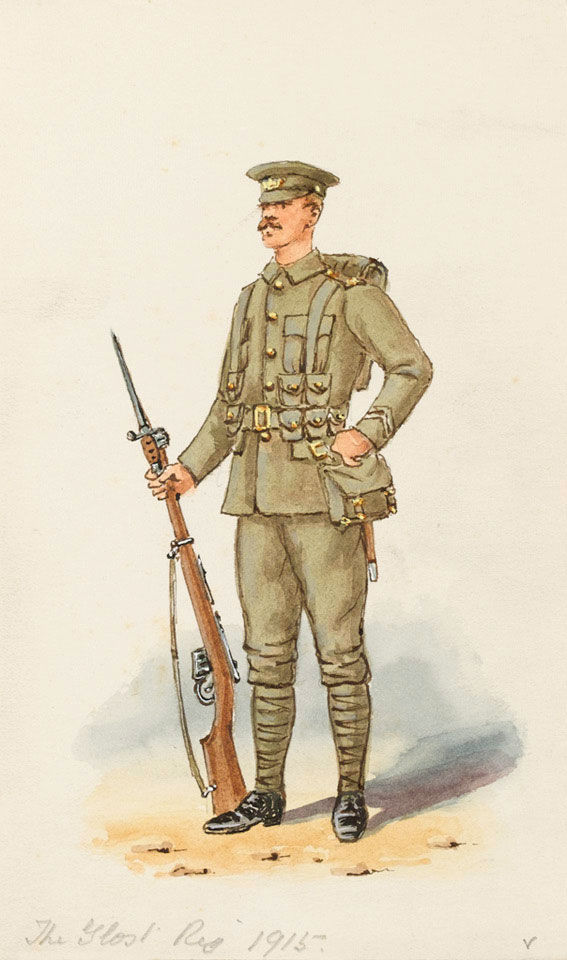 'The Glos. Regt 1915, Private'