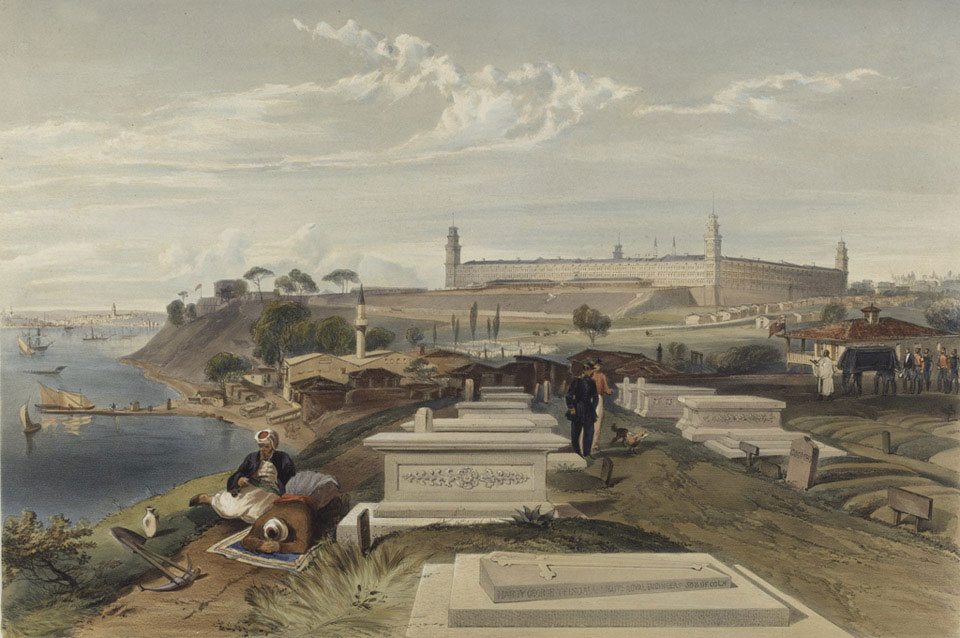 'Hospital and cemetery, Scutari', 1856
