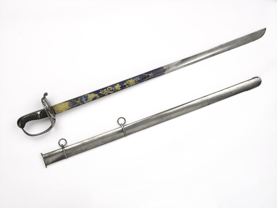 Pattern 1796, Heavy Cavalry Officer's undress sword, 1810 (c) Online