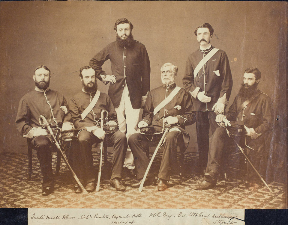 Officers of the 99th (Duke of Edinburgh's) Regiment of Foot, 1860 (c)