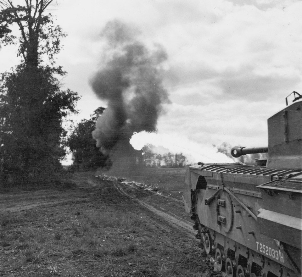 Churchill Crocodile flame-thrower tank, 1944