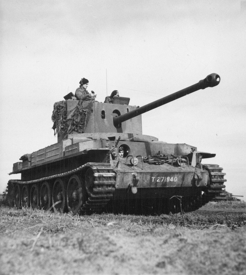 Challenger tank, Holland, 17 October 1944