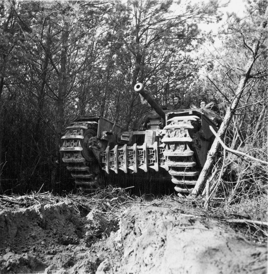 Churchill tank of 4th Battalion, The Coldstream Guards, 19 October 1944