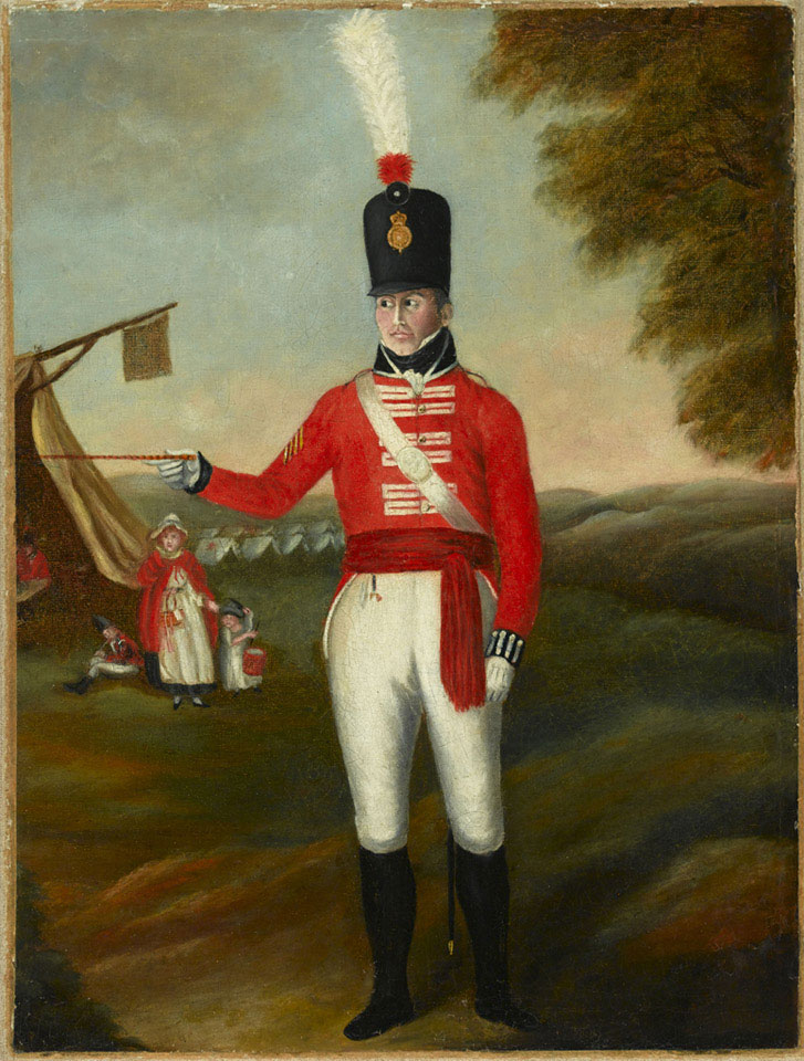 A senior NCO, 2nd (or the Queen's Royal) Regiment of Foot, 1806 (c)