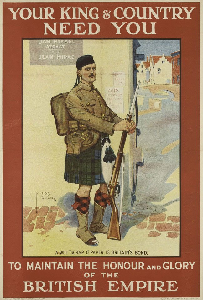 'Your King & Country Need You', 1914