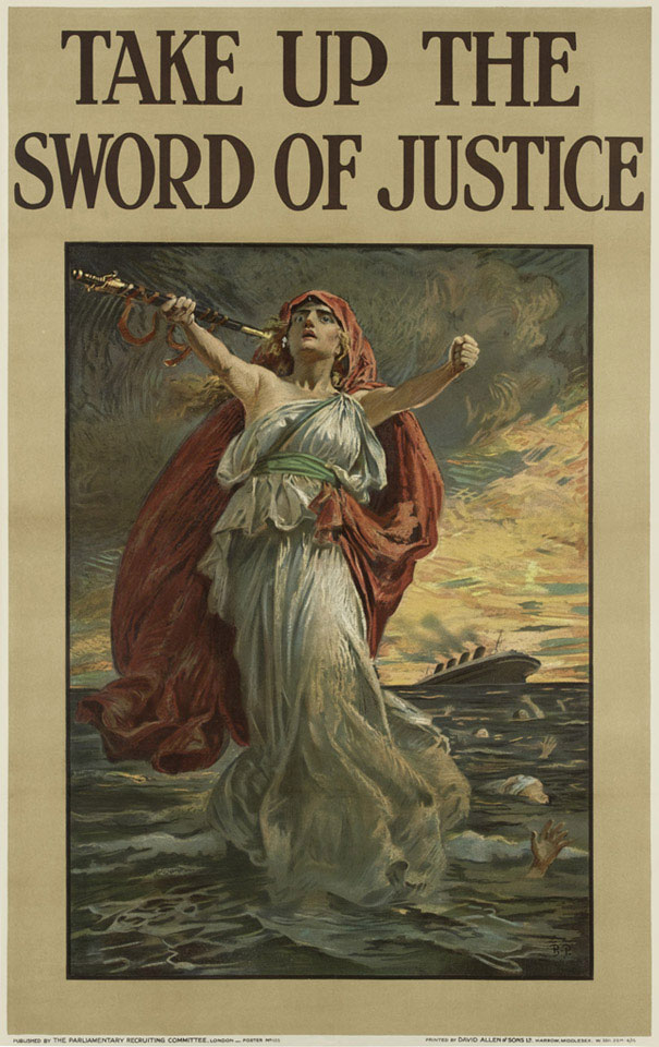 'Take Up the Sword of Justice', 1915