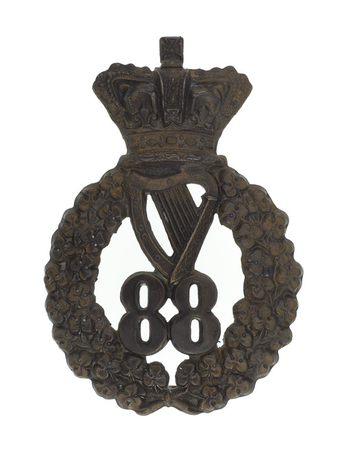 Other ranks' glengarry badge, 88th Regiment of Foot (Connaught Rangers), 1873 (c)