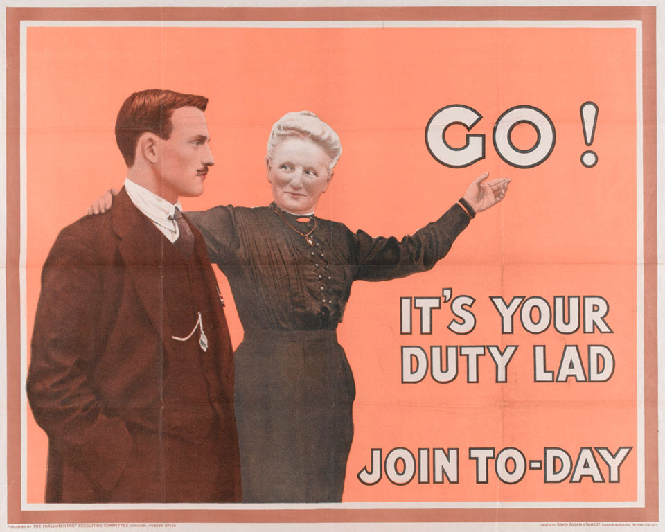 'Go ! It's Your Duty Lad. Join To-Day'