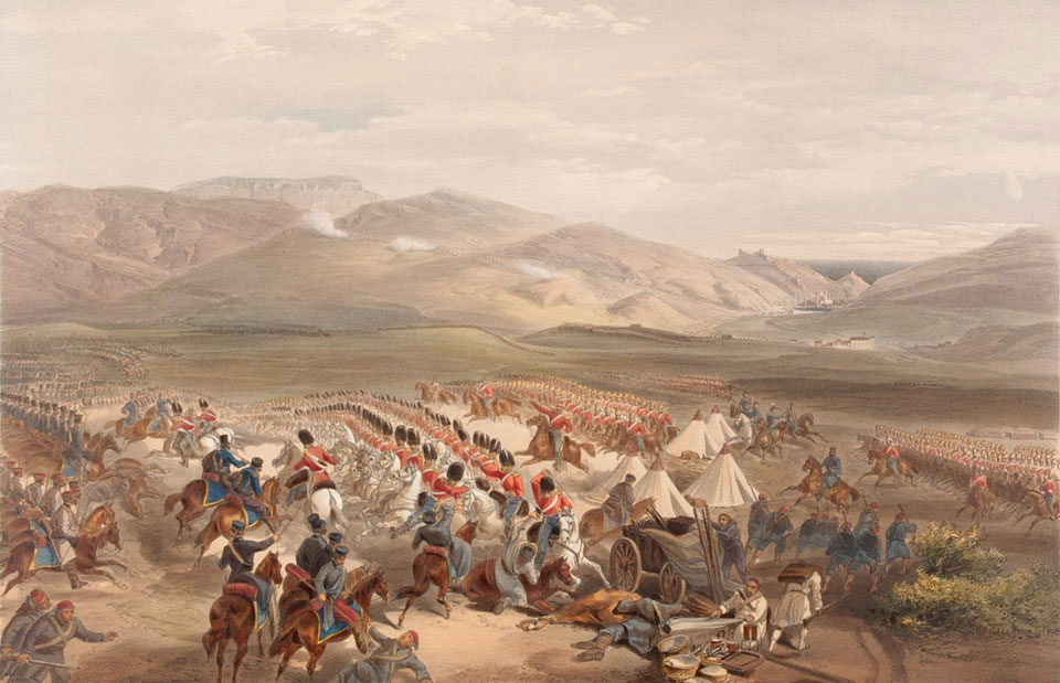 'Charge of the Heavy Brigade. 25th Octr 1854'