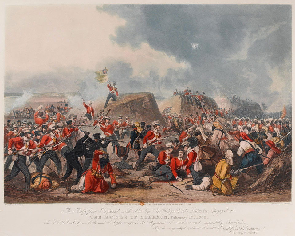 The Battle of Sobraon 10 February 1846