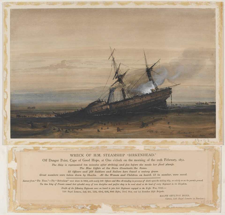 Wreck of HM Steamship 'Birkenhead'