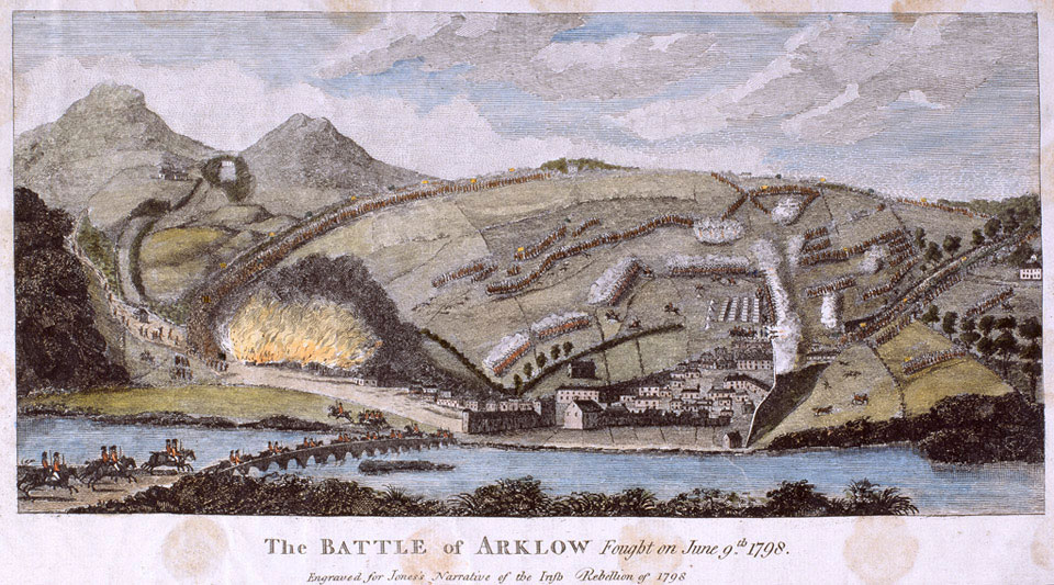 'The Battle of Arklow, fought on June 9th 1798'