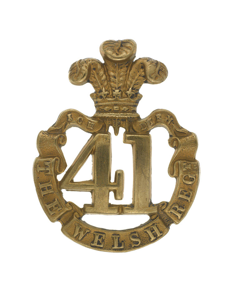 Other ranks' glengarry badge, 41st (The Welsh) Regiment of Foot, 1874 (c)